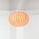 Established & Sons Filigrana Light S4 Ellipse Ø45 Red Canes Svart Vit Pendellampa ∅ 45cm