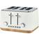 Dunelm Contemporary Cream 4 Cream