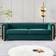 Mercer41 Velvet Round Arm 27.56 H x 84.25 W x 29.53 D Sofa 84.2" 3 Seater