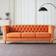 House of Hampton Gevon 84.65" Velvet Roll Arm Sofa 84.6" 3 Seater