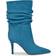 Nine West Slouch Dress Booties Blue