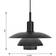 Louis Poulsen PH 5/5 Metal Black 41W LED 3000K Pendel ∅ 50cm