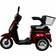 Arvo Elscooter Til Ældre P300 Rød