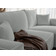Selsey Ecksofa Hellgrau Sofa 244cm 4-Sitzer