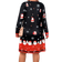 Shein Plus Santa Claus Printed Long Sleeve Dress
