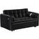 Mercer41 Shaiana 54.72" Velvet Square Arm Bed Sofa 54.7" 2 Seater