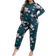 Shein Women'S Plus Floral Printed Long Sleeve Top And Long Pants Pajama Set