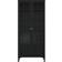Tvilum Roma Vitrine 2 Låger Matt Black Vitrineskab 89x203cm