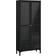 Tvilum Roma Vitrine 2 Låger Matt Black Vitrineskab 89x203cm