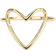 Shein 1pc Heart Design Ring Copper Jewelry