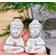 Shein Cute Small Buddha Figurines Set of 4 Figurine 4pcs