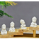 Shein Cute Small Buddha Figurines Set of 4 Figurine 4pcs
