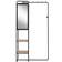 CaliCosy Garderobe Aus Lackiertem Metall Mit 6 Haken H185 cm Kleiderhaken 100cm