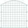 Wiltec Gartenzaun Set 5 Elementen Grün Teichzaun Mit Oberbogen 77x78cm