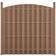 Neu.Holz Gartenzaun Sichtschutzzaun Windschutz Lamellenzaun 562x165-185 cm Rund 562x185cm