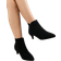 Shein Womens Simple Black Ankle Boots With Side Zipper Heel For Autumn And Winter