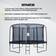Stratos Trampolin 396cm Premium Black Line