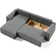 Meblito Ecksofa Big Poso 60 Sofa 294cm 3-Sitzer