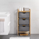 Navaris Tvättkorg 3X Fack Hylla 96 x 44 x 33 cm