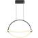 V-TAC 12W Hænge Lampe 400mm 3000K Sort Pendel 16cm