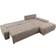 XXXlutz Meblito Ecksofa Tragel L Form mit Schlaffunktion Sofa 265cm 4-Sitzer