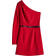 H&M Belted One-Shoulder Dress - Red