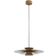 Lucande LED Pendellampe Livie Beige Aluminium Ø 50 cm Pendel ∅ 50cm