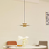 Lucande LED Pendellampe Livie Beige Aluminium Ø 50 cm Pendel ∅ 50cm