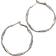 Shein 1pair Fashionable Twist Detail Hoop Earrings For Women For Daily Decoration