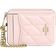 Coach Zip Card Case With Quilting - Novelty Leather/Gold/Blush