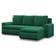 Mebligo Mebligo Ecksofa Dunkelblau Sofa 230cm 3-Sitzer