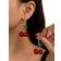 Shein Cherry Drop Earrings