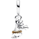 Pandora Disney 100th Anniversary Baloo 0.009 ct tw Lab-created Diamond Dangle Charm Silver/gold One
