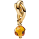 Pandora Faceted Honey Eternity Circle Gold-Plated Dangle Charm