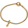 Pandora Faceted Honey Eternity Circle Gold-Plated Dangle Charm