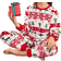 Shein Girls Flannel Christmas Pajamas Set With Deer Tree Pattern Long Sleeve Top Pants Casual Cozy Winter Sleepwear