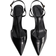 H&M Spitze Pumps Mit T-Riemen - Schwarz