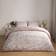 OHS Tropical Leaf Duvet Cover White, Natural (230x220cm)