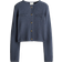 H&M Pearl Pattern Cardigan - Dusty Blue