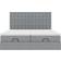 vidaXL Ottoman Med Madrasser 180x200 cm Tyg Ramsäng 180x203cm