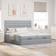 vidaXL Ottoman Med Madrasser 180x200 cm Tyg Ramsäng 180x203cm