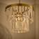 Dunelm Easy Fit Shade Gold Shade ∅ 25cm