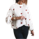 Shein Cute Love Random Jacquard Pullover Sweater - Casual