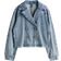 H&M Short Trench Coat - Light Denim Blue
