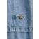 H&M Short Trench Coat - Light Denim Blue