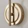 Dunelm Enid Gold Wall light ∅ 45cm