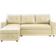Ebern Designs Fane L-Shaped 84" Air Sleeper Reversible Upholstered Pull Out Couch w/ Storage Chaise (33.50" H x 84.64" W x 53.93" D) Sofa 84.6" 4 Seater