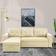 Ebern Designs Fane L-Shaped 84" Air Sleeper Reversible Upholstered Pull Out Couch w/ Storage Chaise (33.50" H x 84.64" W x 53.93" D) Sofa 84.6" 4 Seater