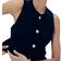H&M Bouclé Jersey Vest - Black