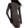 H&M Marrón Minivestido Con Cuello Perkins